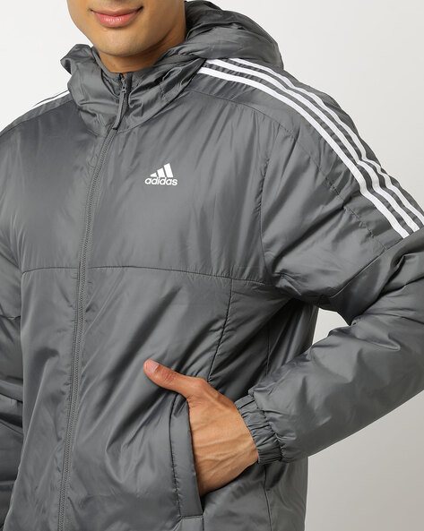 Onze onderneming Hij slijtage Buy Grey Jackets & Coats for Men by ADIDAS Online | Ajio.com
