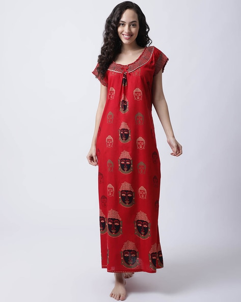 Buy Brown Nightshirts&Nighties for Women by Masha Online