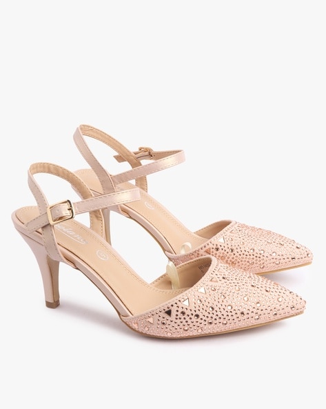 Amazon.com | syztsho Women's Glitter Heeled Sandals Slingback Block Chunky Heel  Sandals Open Toe Sparkly Heels Wedding Party Dress High Heel Pumps Gold  Glitter Size US 5.5 CN 36 | Heeled Sandals