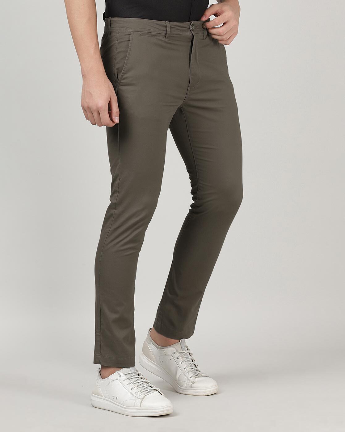 Buy Grey Trousers & Pants for Men by Merchant Marine Online