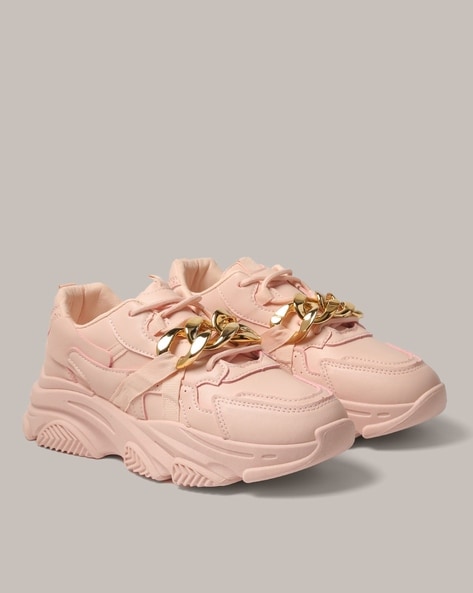 All pink hot sale tennis shoes