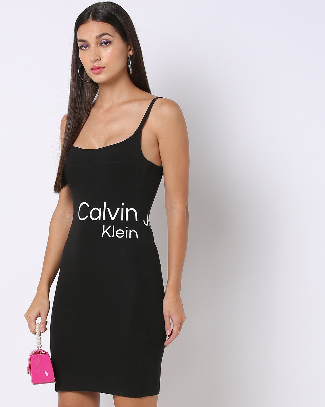 Buy Black Dresses for Women by Calvin Klein Jeans Online 