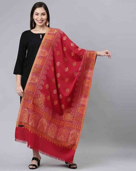 Paisley Print Woolen Shawl Price in India