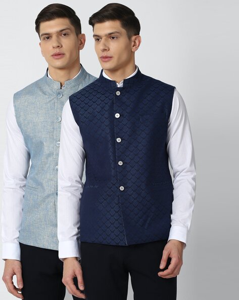 Buy Blue Blazers Waistcoats for Men by VAN HEUSEN Online Ajio