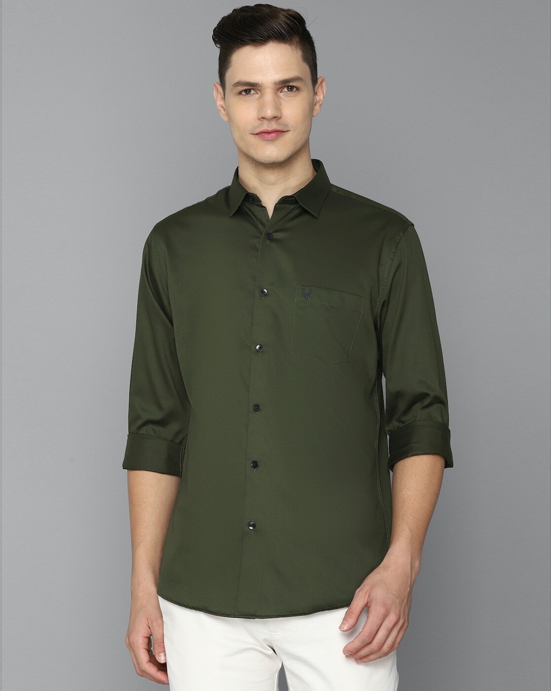 Javeri Men Solid Casual Green Shirt - Buy Javeri Men Solid Casual Green  Shirt Online at Best Prices in India | Flipkart.com