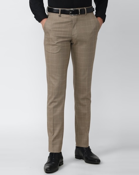 Grey Solid Peter England Narrow Fit Gents Trousers, Size: Medium at Rs 800  in Meerut