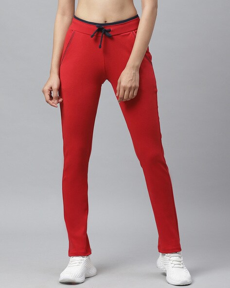 Women Mid Rise Straight Track Pant