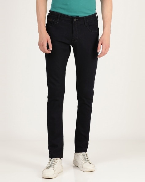 Wrangler Men Low-Rise Skinny Fit Jeans