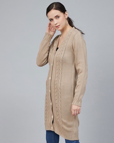 Buy Lightbeige Sweaters Cardigans for Women by CAYMAN Online