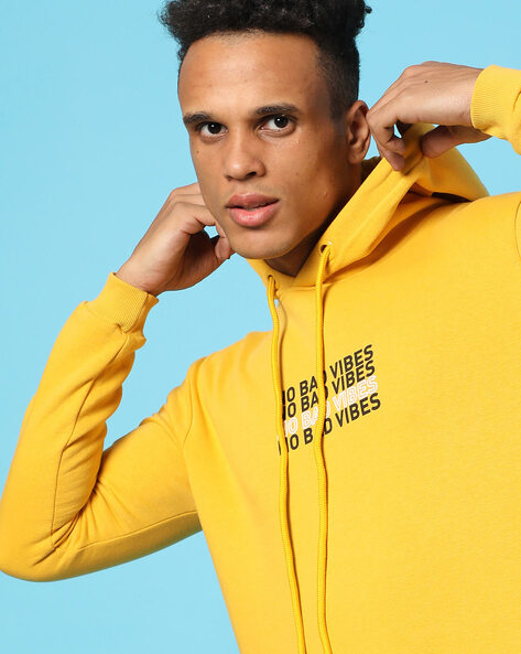 Buy yellow online hoodie