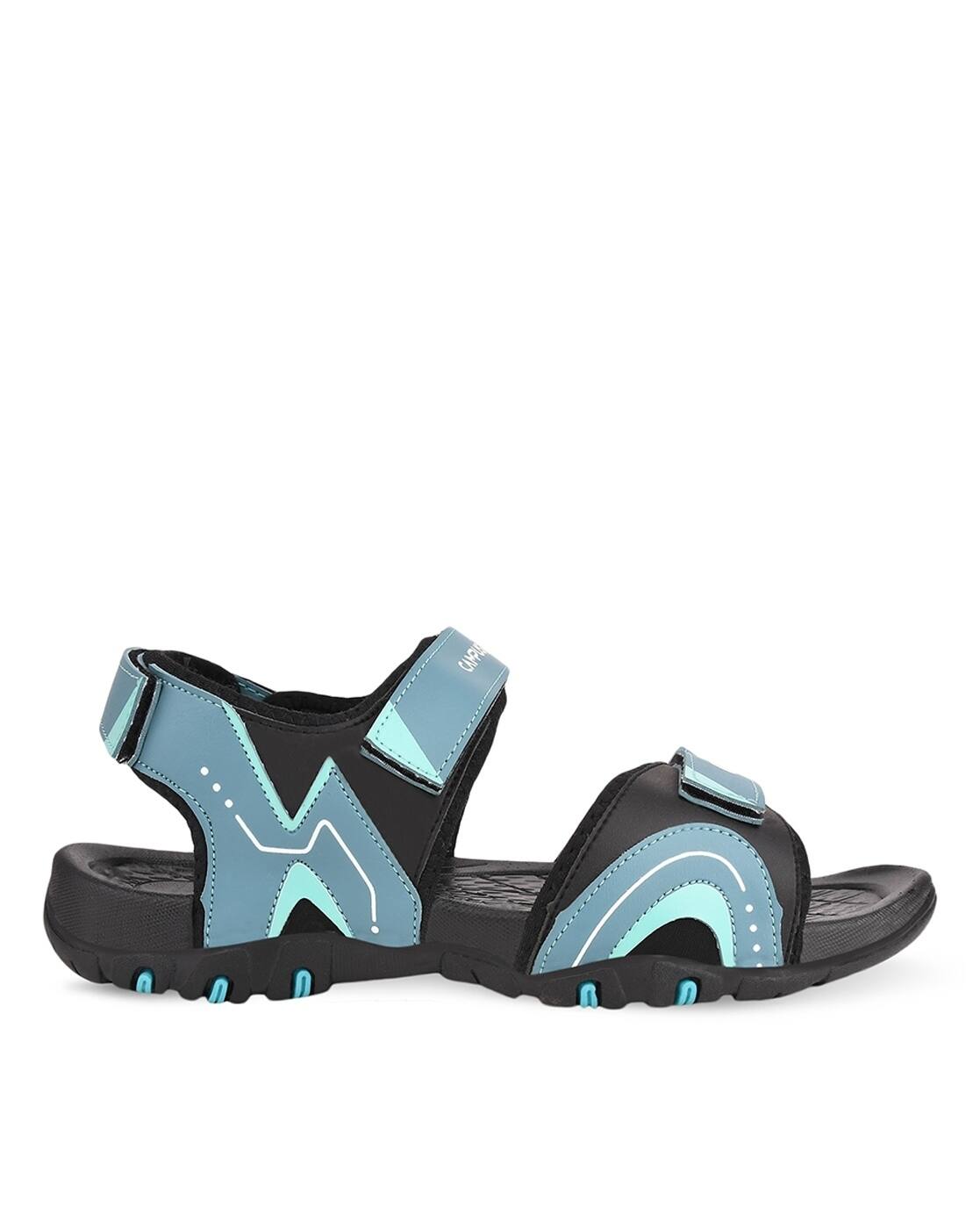 Buy Blue \u0026 Black Sandals for Men by 