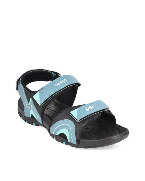 Buy Blue \u0026 Black Sandals for Men by 