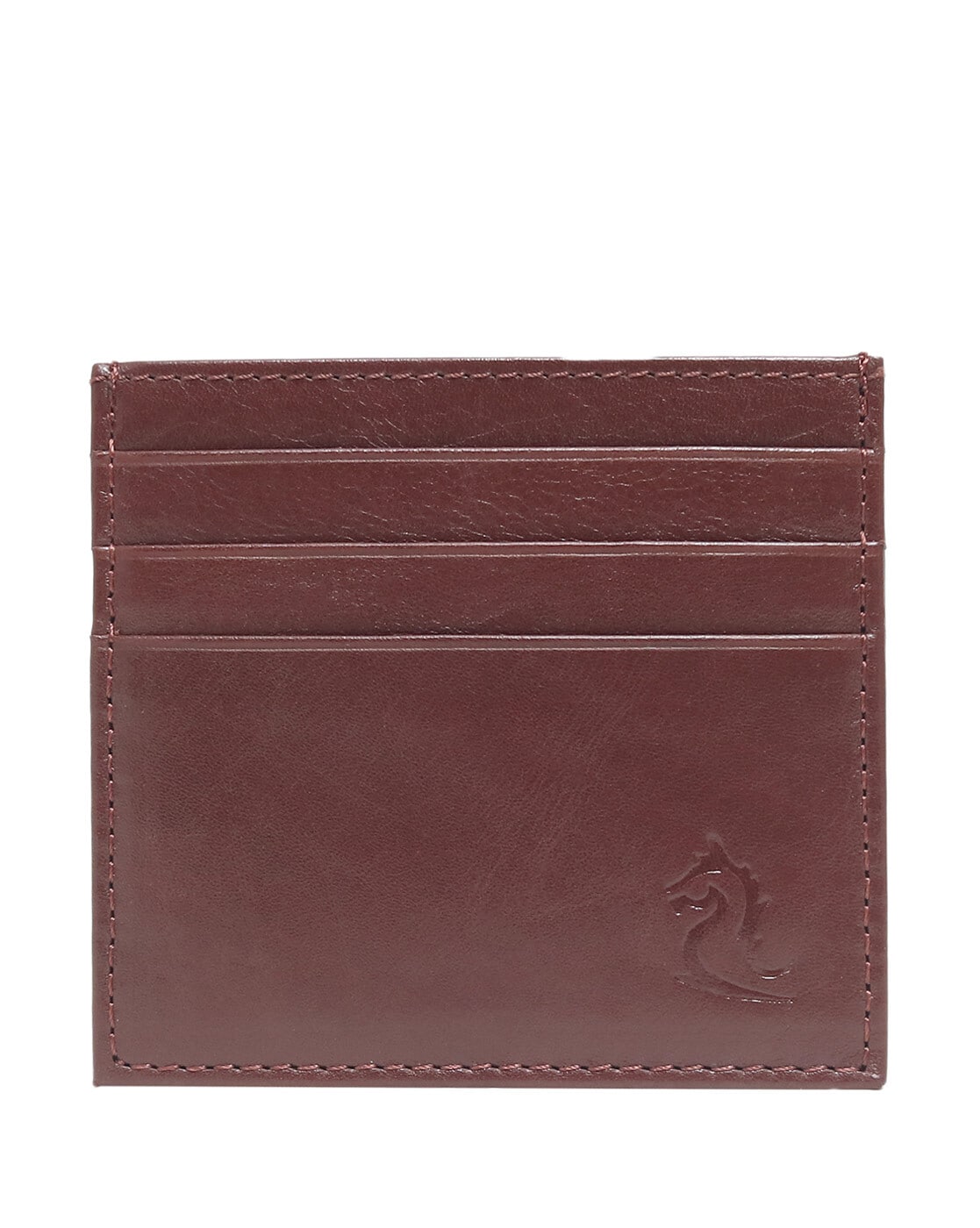 Kara Brown Leather Card Holder for Men