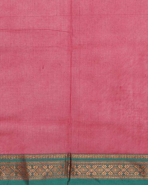 Maroon - Mercerised Cotton Dharwad Fabric 02