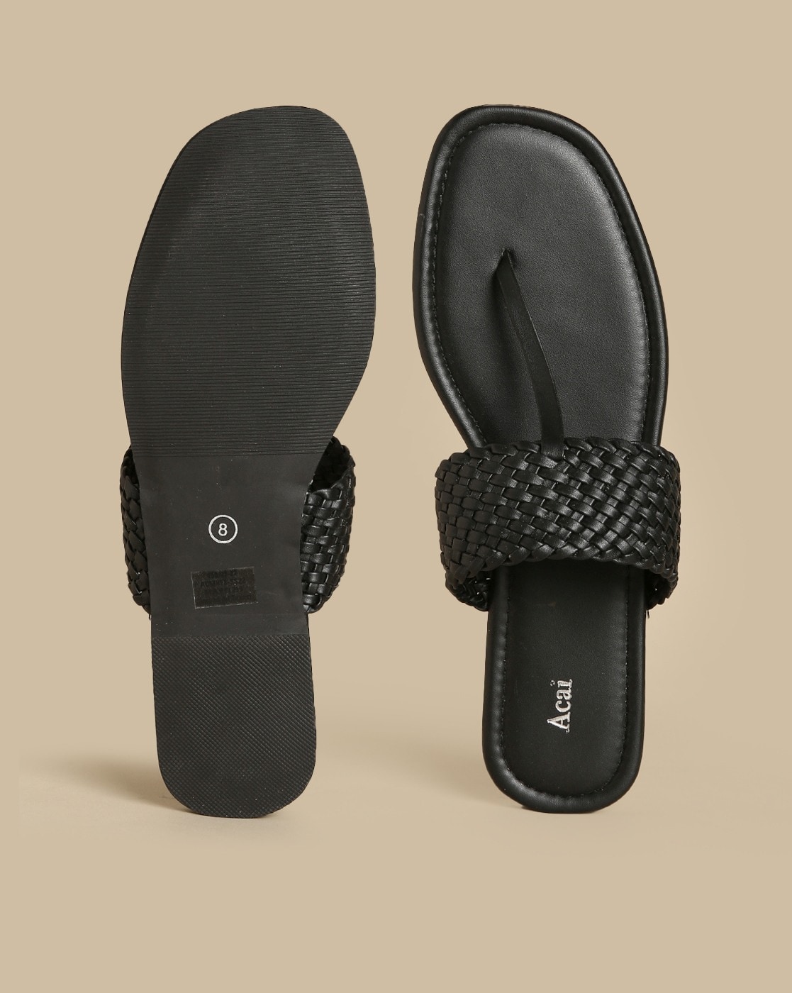 Kalista Black Shoe-Style Sandals – Sanfrissco