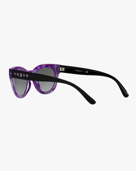 Vogue Purple Oval Sunglasses