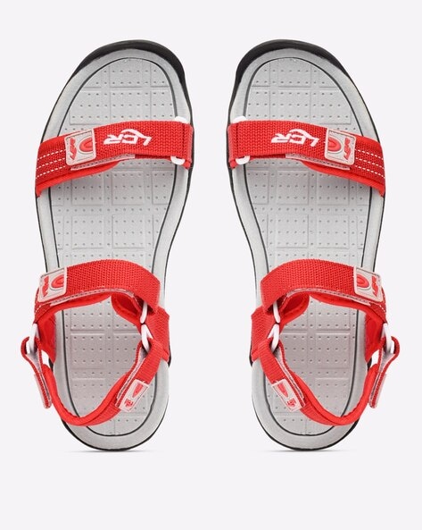 Buy Lancer Grey & Green Velcro Floater Sandals on Snapdeal | PaisaWapas.com