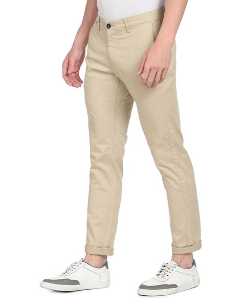 US POLO ASSN Casual Trousers  Buy US POLO ASSN Mid Rise Twill Casual  Trousers Online  Nykaa Fashion