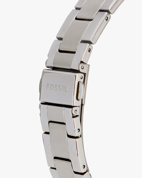 Fossil men green dial stainless steel bracelet style strap watch - Men -  1759992703