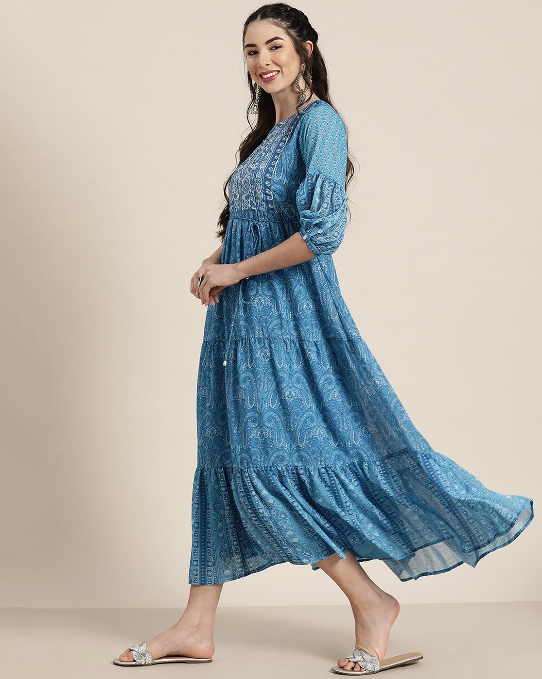 Buy Blue Dresses & Gowns for Women by Juniper Online | Ajio.com
