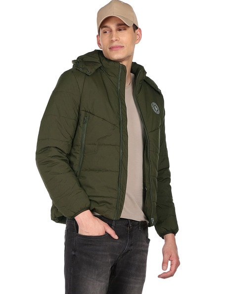 Polo army best sale green jacket