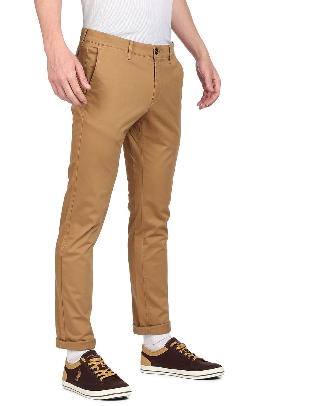 Polo slim hotsell fit khakis