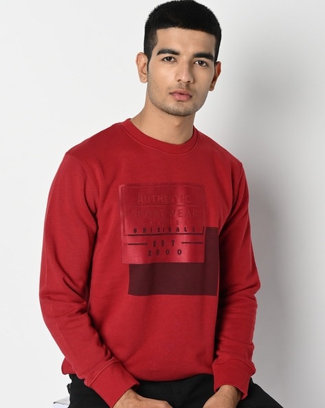 Dark 2024 red sweatshirt