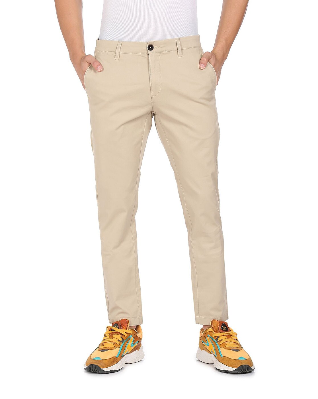 Buy US Polo Assn Mid Rise Denver Slim Fit Casual Trousers  NNNOWcom