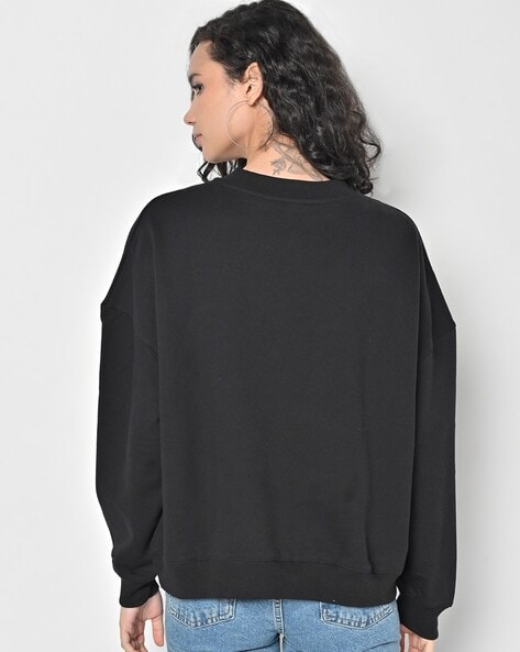 Oversized crew 2025 neck sweatshirt