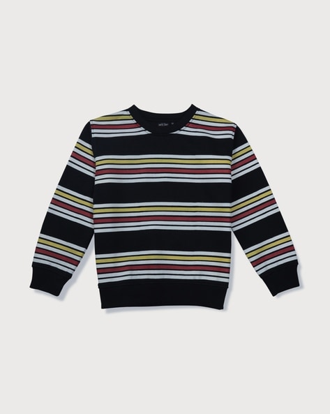 Gini & Jony Striped Crew-Neck Sweatshirt