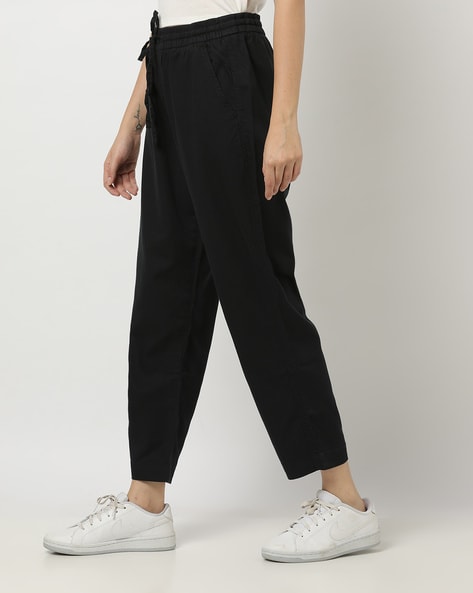 Buy Black Trousers & Pants for Women by GAP Online