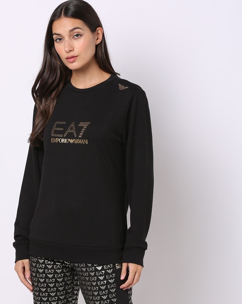 Emporio armani sweatshirt womens sale