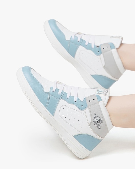 Ajio blue sneakers sale