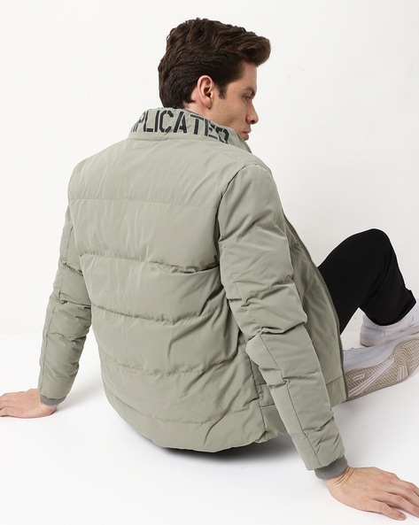 Benjamin reflective puffer outlet jacket