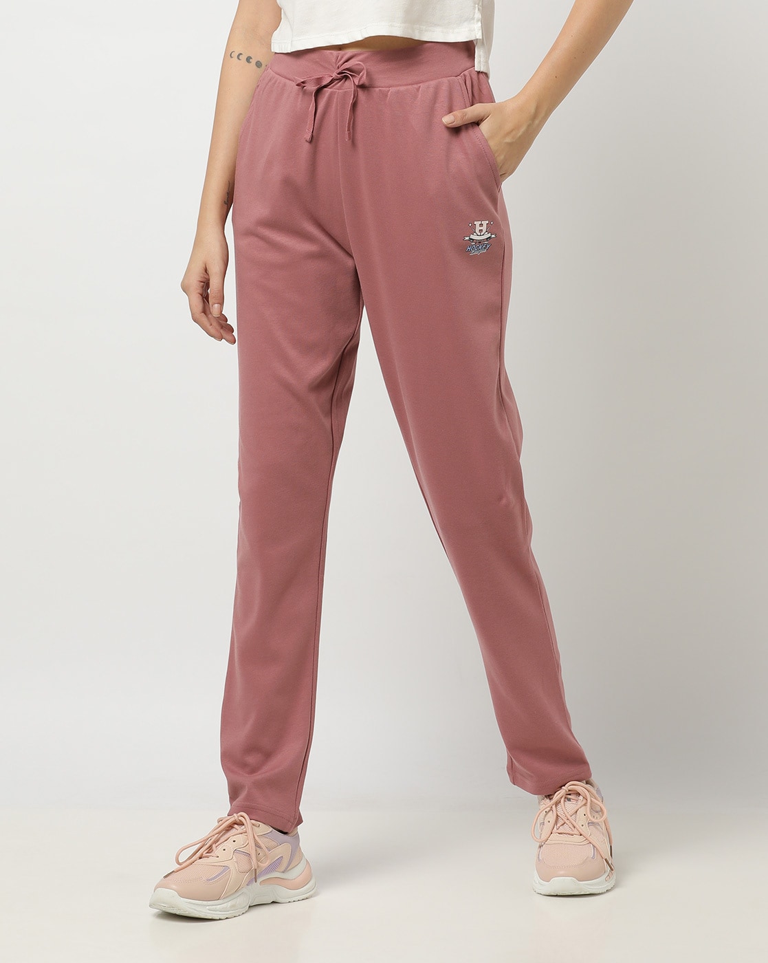 Buy Tango red Track Pants for Women by CAYMAN Online | Ajio.com