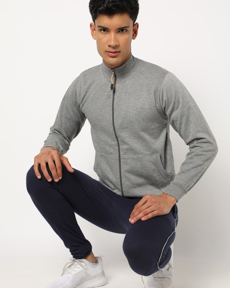 Grey cheap tracksuit jacket