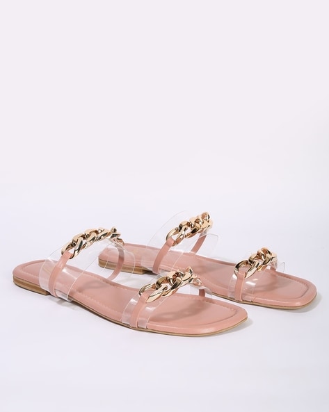 Transparent Clear jelly flat sandals Size 8 | Jelly flats, Flat sandals,  Flats