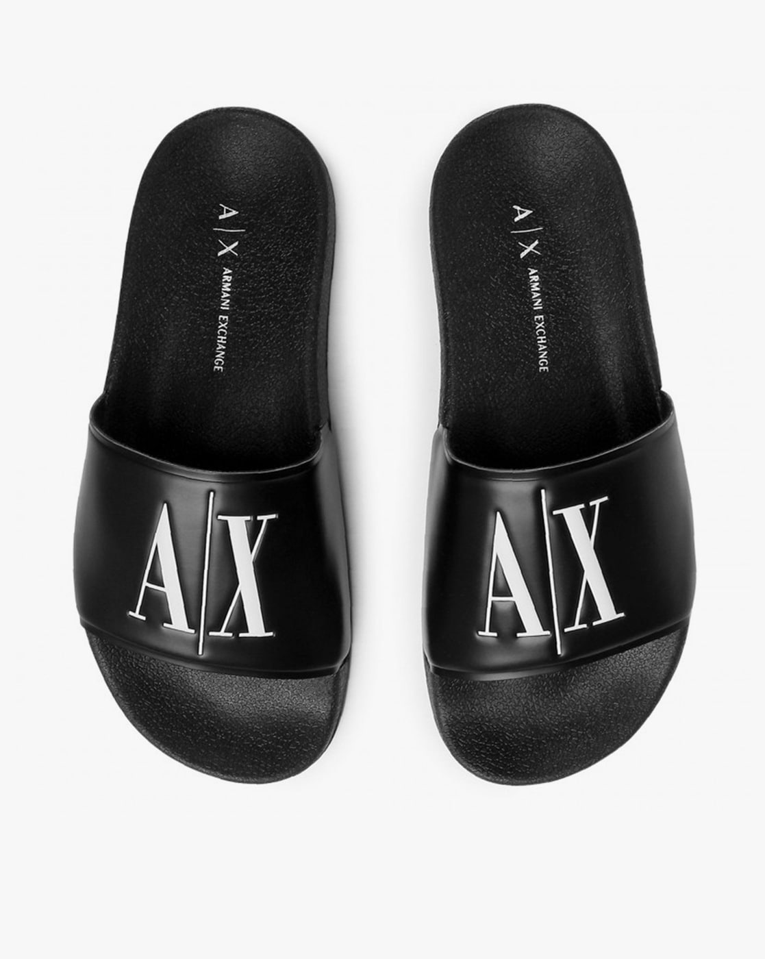 Buy Black Flip Flop Slippers for Women by ARMANI EXCHANGE Online