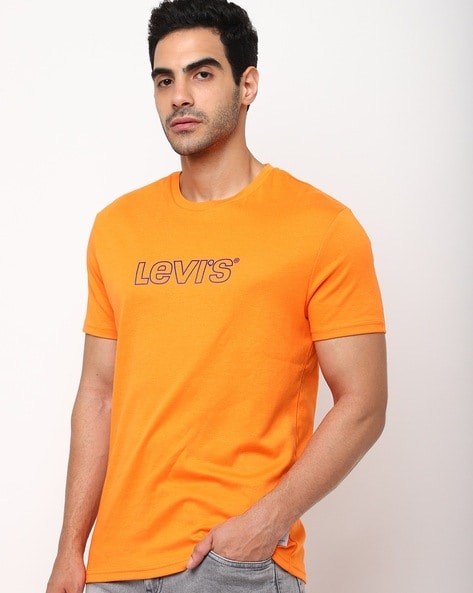 Levis Logo Print Crew-Neck T-shirt