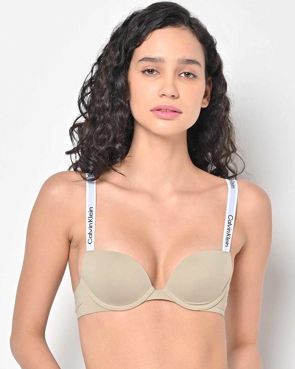Buy Calvin Klein Nude Wireless Push-Up Bra from Next Luxembourg