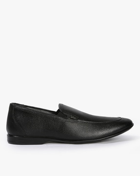 Lee cooper men's on sale black leather formal shoes