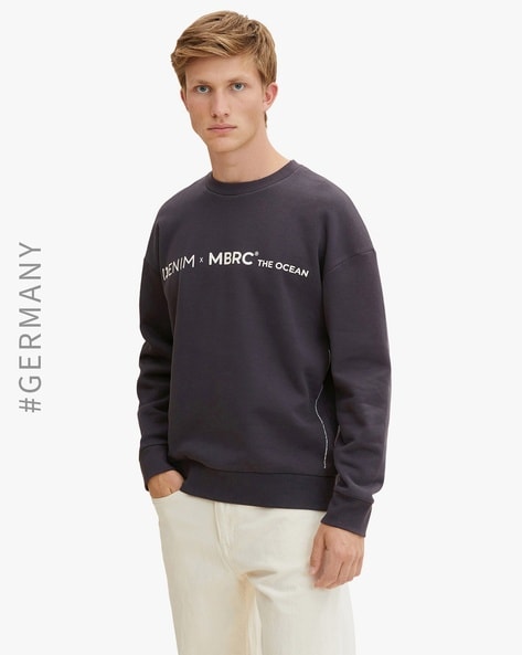 Buy Grey Sweatshirt & Hoodies Men Online Tailor for by Tom