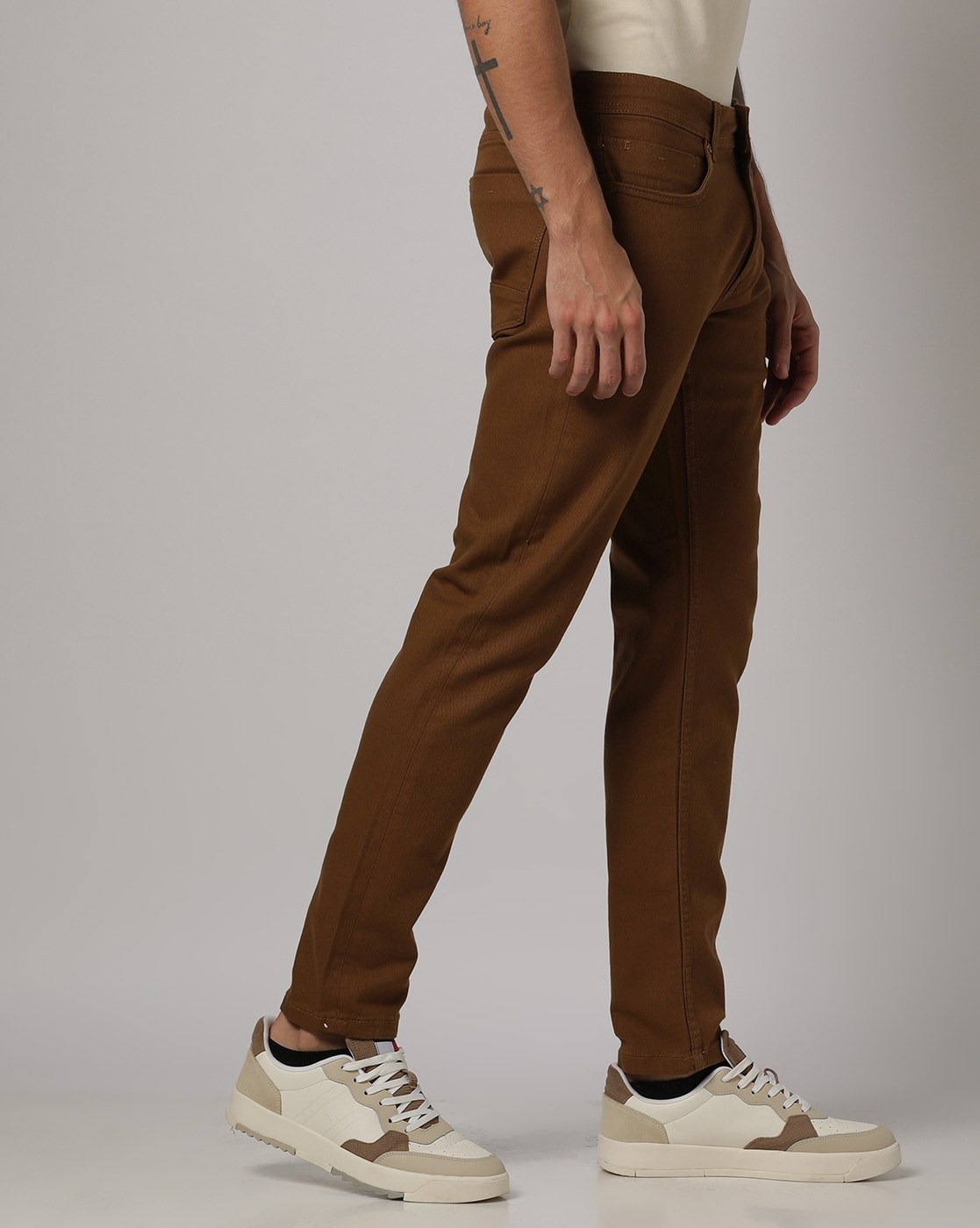 Buy Men Brown Skinny Fit Dark Wash Jeans Online - 780159 | Allen Solly-nttc.com.vn