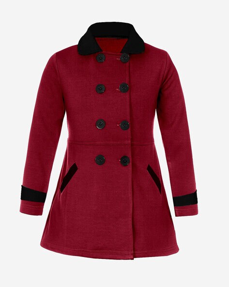 Maroon hot sale girls coat