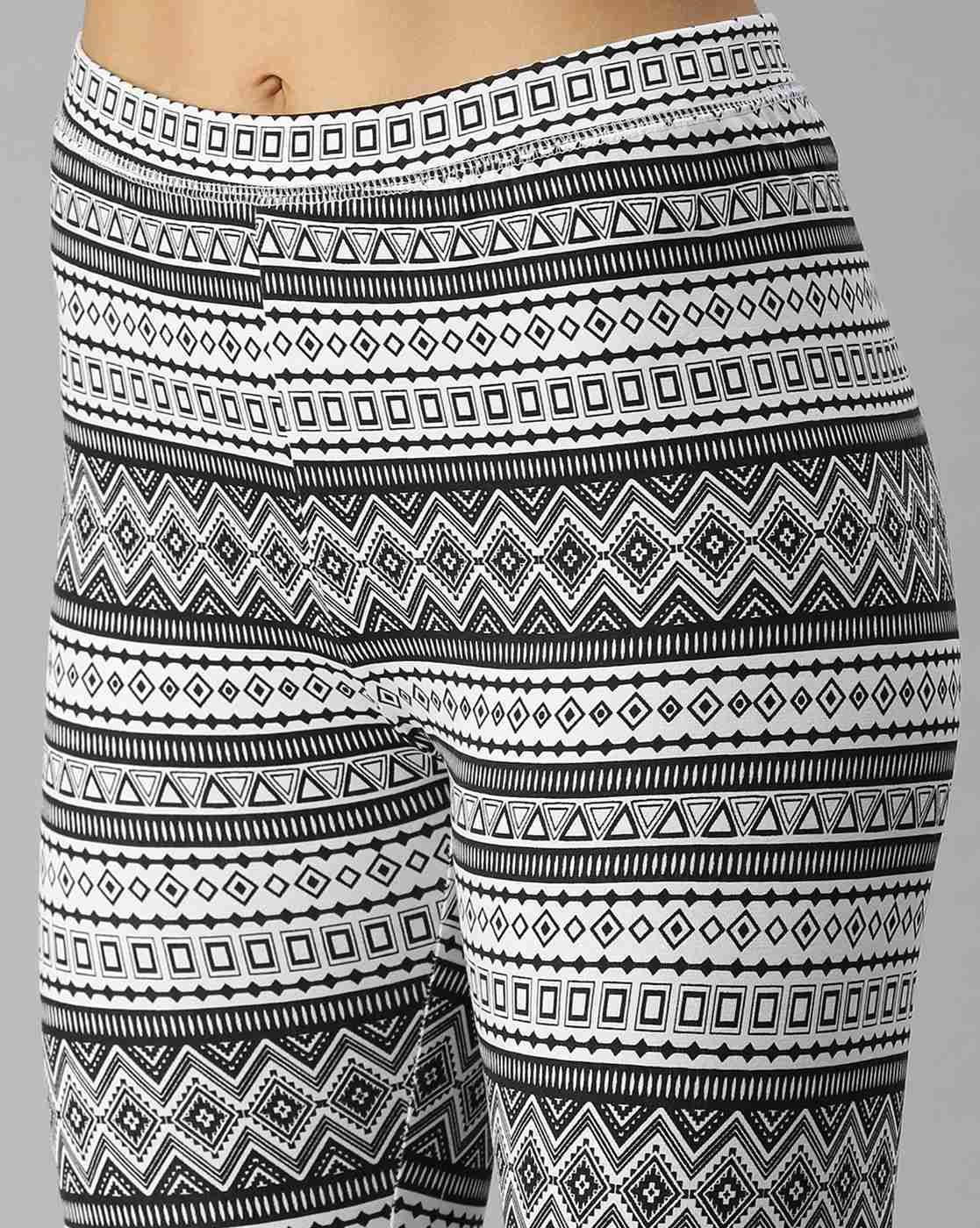 Buy De Moza Women Black Printed Cotton Blend Ankle Length Ethnic Wear  Legging (Xxl) Online at Best Prices in India - JioMart.