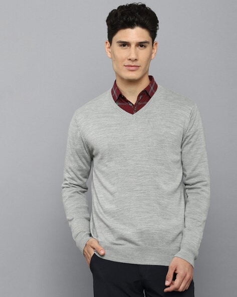 Buy Grey Sweaters Cardigans for Men by ALLEN SOLLY Online Ajio