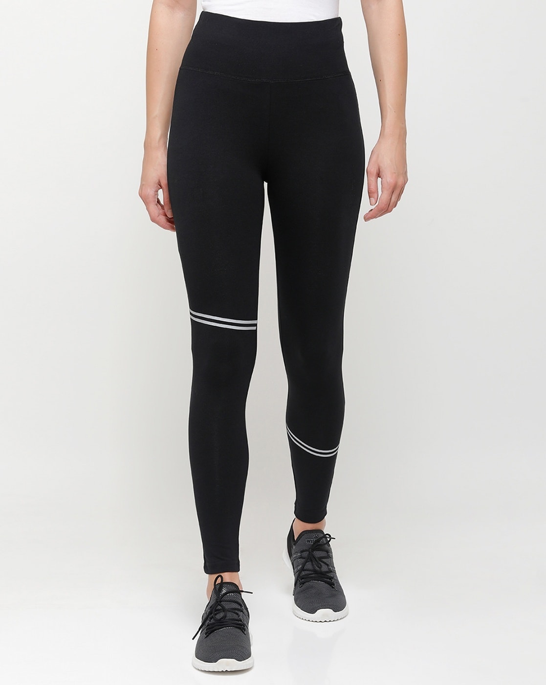 Buy Black Leggings for Women by DeMoza Online