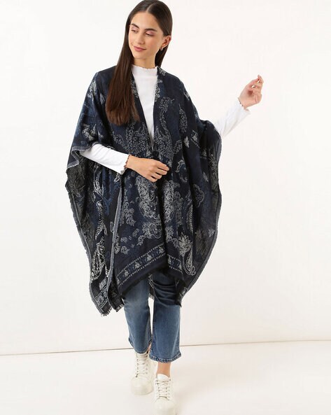 Woollen Wrap-Around with Paisley Print Price in India