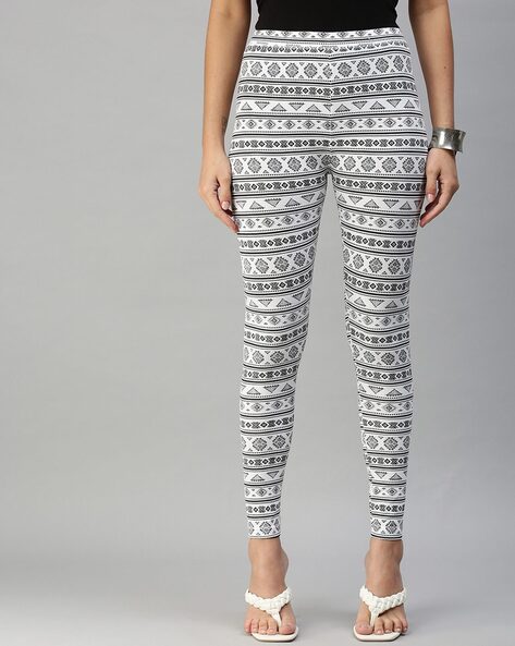VERSACE Printed stretch leggings | NET-A-PORTER-sonthuy.vn