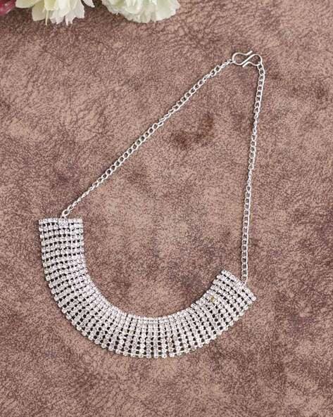 1 Necklace + Earrings + 1 Bracelet Dainty Jewelry Set Silver - Temu